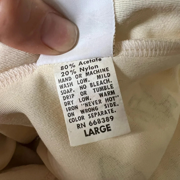 Vintage 1980’s Miss Diva Floral Fleece Jumpsuit, size large - Picture 8 of 8